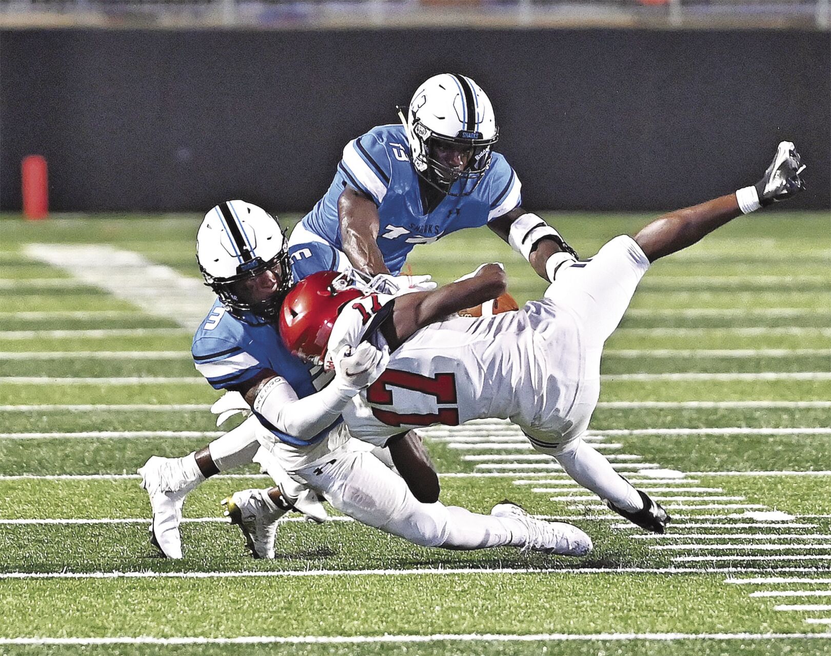 Sharks tackle vs. Manvel